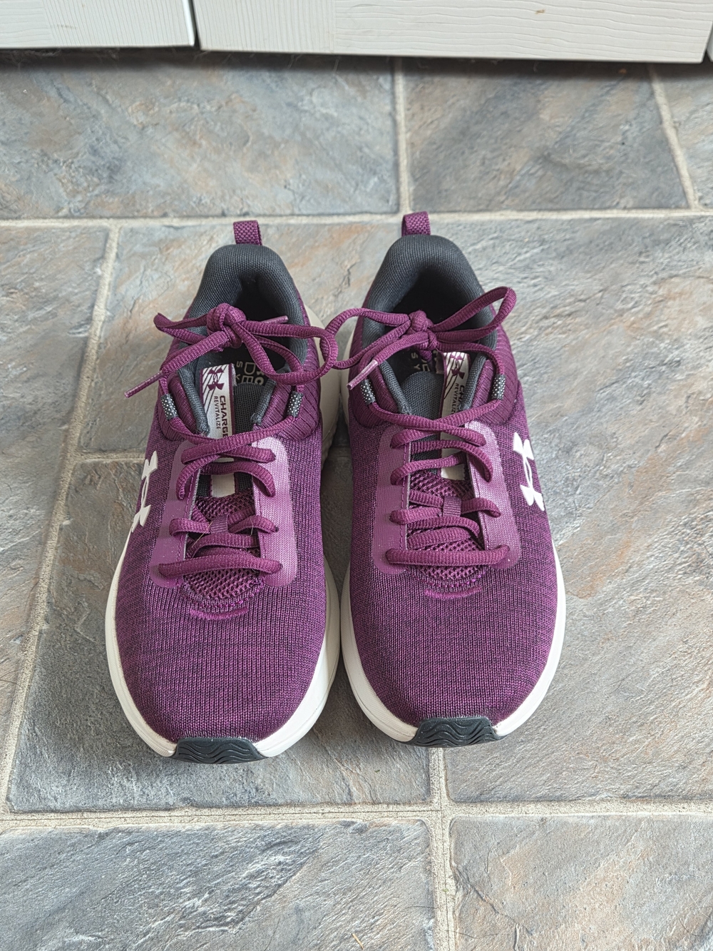 Purple Under Armour Running Shoes